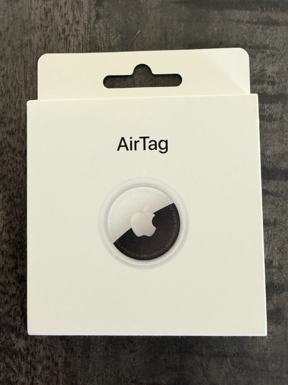 Apple AirTag - White and Silver Accents